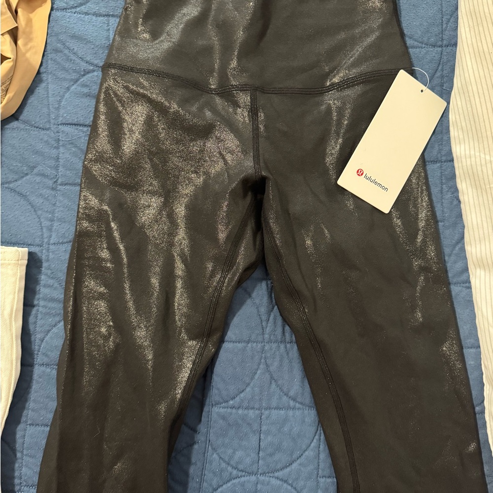 lululemon athletica Shimmering Black Leggings